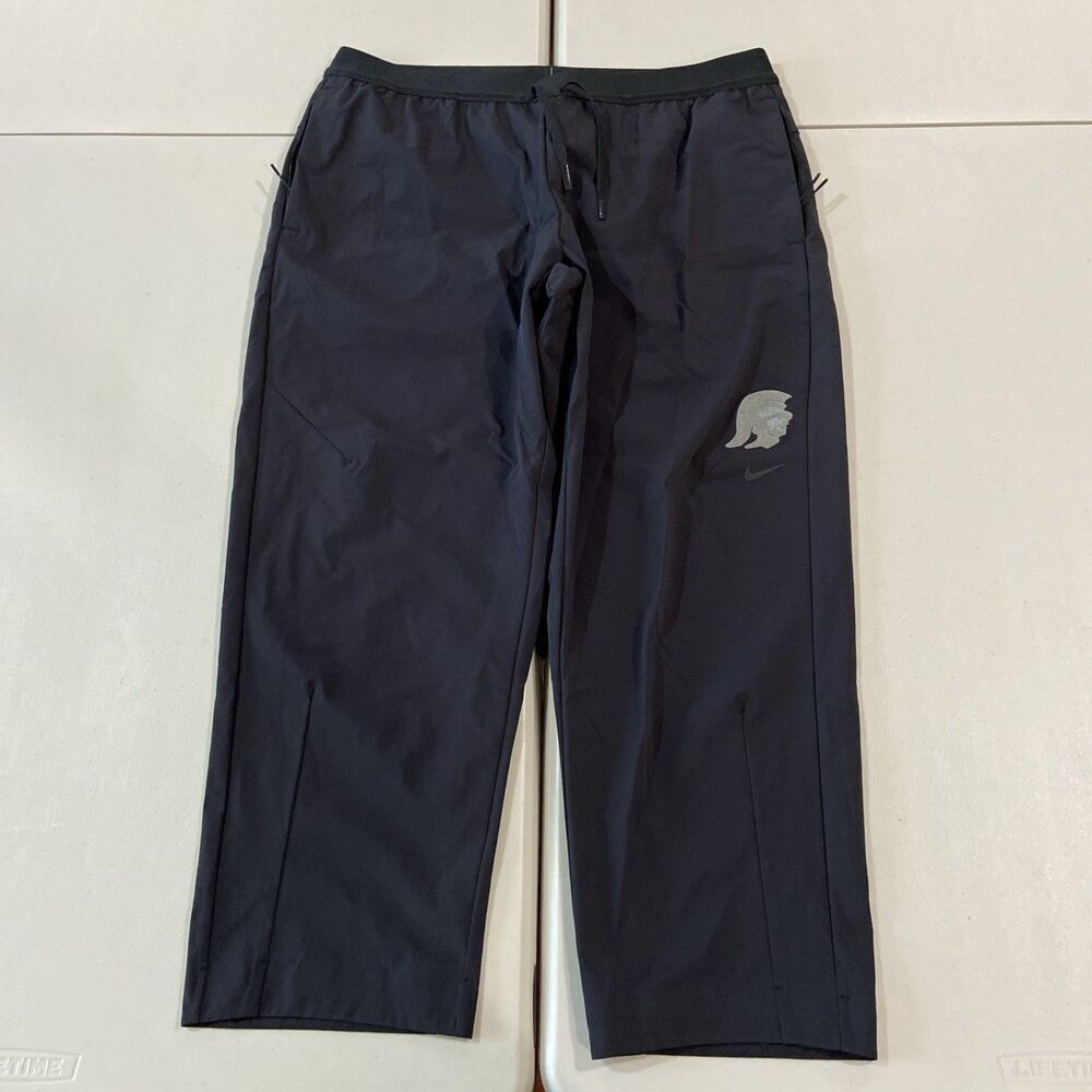 Nike Pants Mens XL USC Black APS Dri-Fit Woven Versatile Cropped Relaxed Stretch